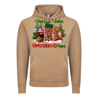 Vintage Coffee christmas wishes gingerbread kisses Vintage Hoodie - FaDigitalArtStudio