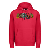 Cardinal western christmas mama claus sunflowers and cactus Premium Hoodie - Jasminsmagicworld