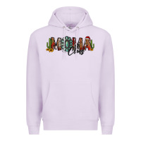 Lilac western christmas mama claus sunflowers and cactus Premium Hoodie - Jasminsmagicworld