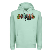 Seafoam western christmas mama claus sunflowers and cactus Premium Hoodie - Jasminsmagicworld