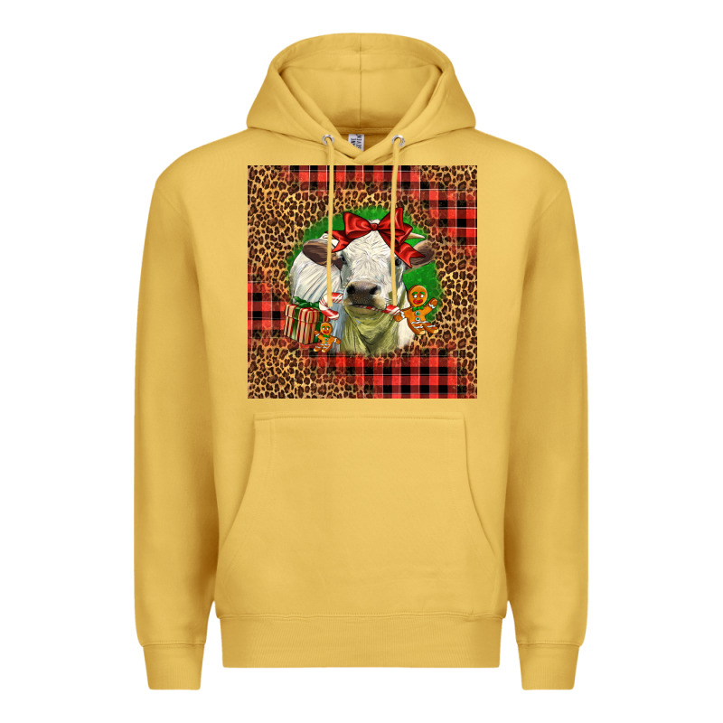 Cute Baby Calf Christmas Premium Hoodie by LillyAllenDesigns | Teevron
