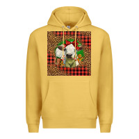 Antique Gold cute baby calf christmas Premium Hoodie - LillyAllenDesigns