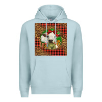 Blue Mist cute baby calf christmas Premium Hoodie - LillyAllenDesigns