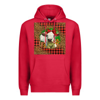 Cardinal cute baby calf christmas Premium Hoodie - LillyAllenDesigns