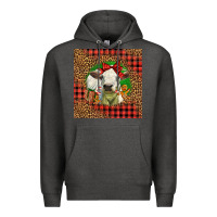 Charcoal Heather cute baby calf christmas Premium Hoodie - LillyAllenDesigns