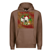 Chestnut cute baby calf christmas Premium Hoodie - LillyAllenDesigns