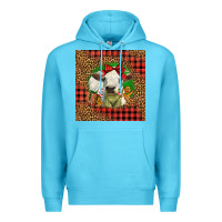 Ocean Blue cute baby calf christmas Premium Hoodie - LillyAllenDesigns