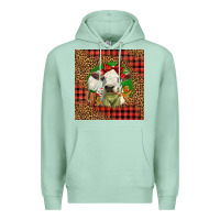 Seafoam cute baby calf christmas Premium Hoodie - LillyAllenDesigns