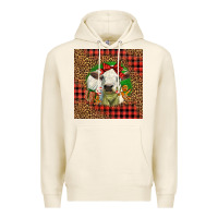 Tofu cute baby calf christmas Premium Hoodie - LillyAllenDesigns