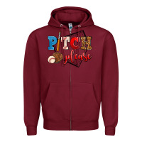 Burgundy pitch please Zipper Hoodie - AdoDesignShop