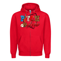 Red pitch please Zipper Hoodie - AdoDesignShop