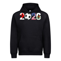 North America 2026 Football  Canada Usa Mexico Soccer Urban Hoodie | Teevron
