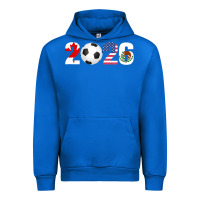 Cobalt North America 2026 Football  Canada USA Mexico Soccer Urban Hoodie - maiPhamDesign