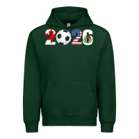 Forest Green North America 2026 Football  Canada USA Mexico Soccer Urban Hoodie - maiPhamDesign