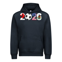 Navy North America 2026 Football  Canada USA Mexico Soccer Urban Hoodie - maiPhamDesign