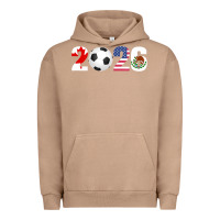 Pigment Burro North America 2026 Football  Canada USA Mexico Soccer Urban Hoodie - maiPhamDesign