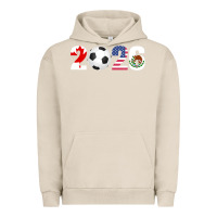 Pigment French Oak North America 2026 Football  Canada USA Mexico Soccer Urban Hoodie - maiPhamDesign