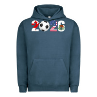 Pigment Midnight Navy North America 2026 Football  Canada USA Mexico Soccer Urban Hoodie - maiPhamDesign