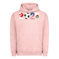 Pigment Salmon North America 2026 Football  Canada USA Mexico Soccer Urban Hoodie - maiPhamDesign