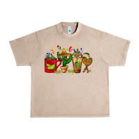 French Oak Mexico Coffee Cups With Cactus Sombrero And Maraca Urban Heavy Tee - FaDigitalArtStudio