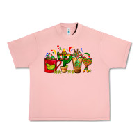 Salmon Mexico Coffee Cups With Cactus Sombrero And Maraca Urban Heavy Tee - FaDigitalArtStudio