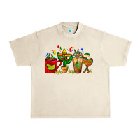 Sandshell Mexico Coffee Cups With Cactus Sombrero And Maraca Urban Heavy Tee - FaDigitalArtStudio