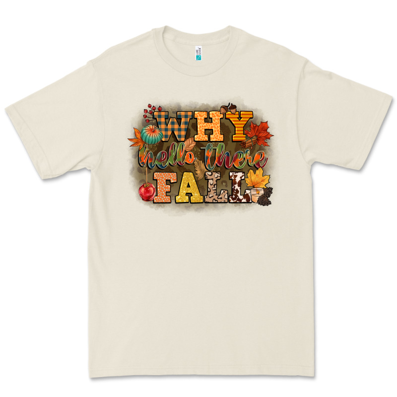 Why Hello There Fall Premium Tee by CowGirlArtShop | Teevron