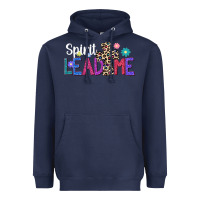 Navy spirit lead me Heavyweight Hoodie - JahusDesignShop