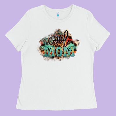 Cool Mom Mother's Day Ladies Tee Designed By Howdyjamesfarm