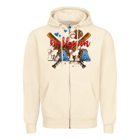 Sandshell ballpark mama Zipper Hoodie - AdoDesignShop