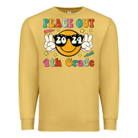 Antique Gold peace out 2024 4th grade Premium Sweatshirt - JahusDesignShop