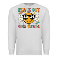 Dove Grey peace out 2024 4th grade Premium Sweatshirt - JahusDesignShop