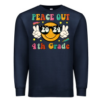 Peace Out 2024 4th Grade Premium Sweatshirt | Teevron