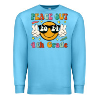 Ocean Blue peace out 2024 4th grade Premium Sweatshirt - JahusDesignShop