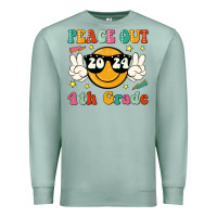 Seafoam peace out 2024 4th grade Premium Sweatshirt - JahusDesignShop