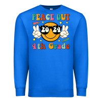 True Royal peace out 2024 4th grade Premium Sweatshirt - JahusDesignShop
