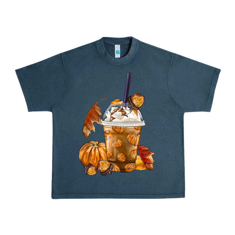 Pumpkin Spice Coffee Urban Heavy Tee by FaDigitalArtStudio | Teevron