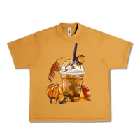 Peanut Butter Pumpkin Spice Coffee Urban Heavy Tee - FaDigitalArtStudio
