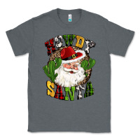 Charcoal Heather howdy santa western cactus christmas Classic Tee - CowGirlArtShop
