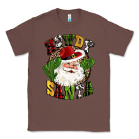 Chestnut howdy santa western cactus christmas Classic Tee - CowGirlArtShop