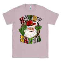 Lilac howdy santa western cactus christmas Classic Tee - CowGirlArtShop