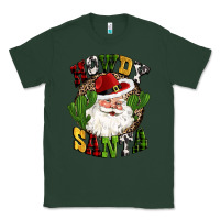 Sports Green howdy santa western cactus christmas Classic Tee - CowGirlArtShop