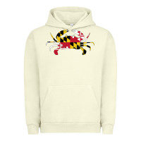 Pigment Pistachio Maryland Crab State Pride Flag Urban Hoodie - maiPhamDesign
