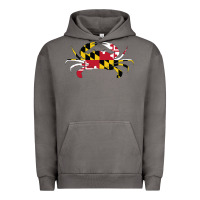Pigment Tornado Maryland Crab State Pride Flag Urban Hoodie - maiPhamDesign
