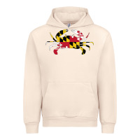 Sandshell Maryland Crab State Pride Flag Urban Hoodie - maiPhamDesign