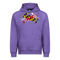 Tulip Maryland Crab State Pride Flag Urban Hoodie - maiPhamDesign