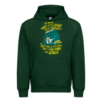 Forest Green Pinky and the Brain The World Urban Hoodie - maiPhamDesign
