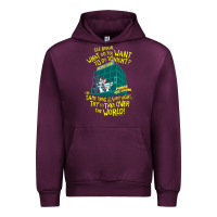 Mauve Wine Pinky and the Brain The World Urban Hoodie - maiPhamDesign