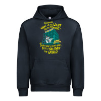 Navy Pinky and the Brain The World Urban Hoodie - maiPhamDesign