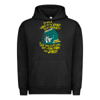 Pigment Black Pinky and the Brain The World Urban Hoodie - maiPhamDesign